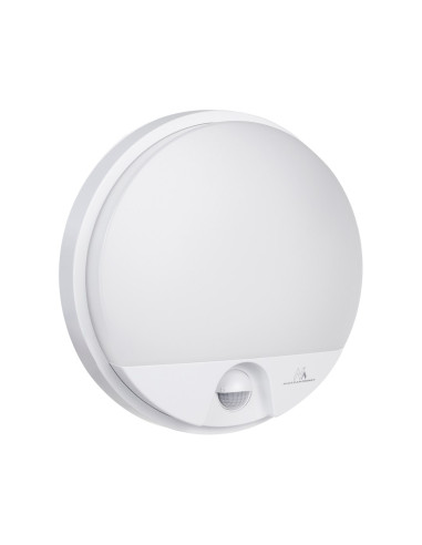 Lampa Led Z Czujnikiem Ruchu Na Podczerwień Mce291 W 1100Lm 15W Ip54 Maclean Energy Kolor Biały