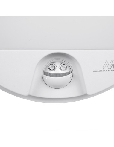 Lampa Led Z Czujnikiem Ruchu Na Podczerwień Mce291 W 1100Lm 15W Ip54 Maclean Energy Kolor Biały