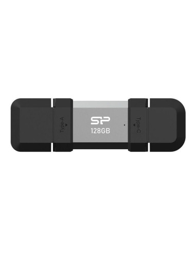 Silicon Power Sp128Gbuc3C51V1S Pamięć Usb 128 Gb Usb Type-A / Usb Type-C 3.2 Gen 1 (3.1 Gen 1) Czarny, Srebrny