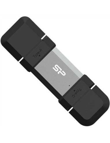 Silicon Power Sp128Gbuc3C51V1S Pamięć Usb 128 Gb Usb Type-A / Usb Type-C 3.2 Gen 1 (3.1 Gen 1) Czarny, Srebrny