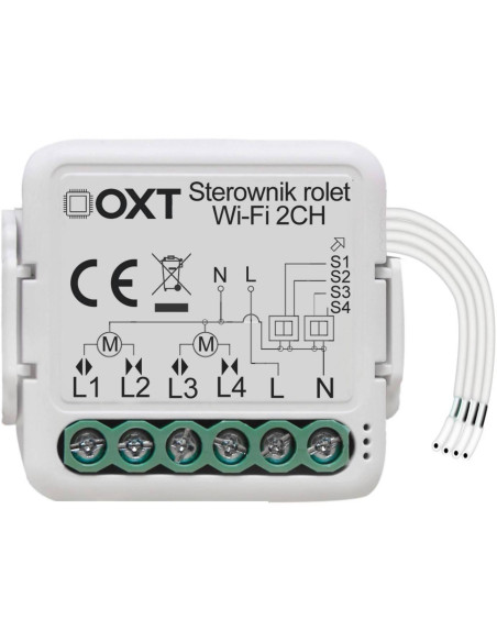 Moduł Oxt Mini Sterownik 2 Rolety Wifi Tuya