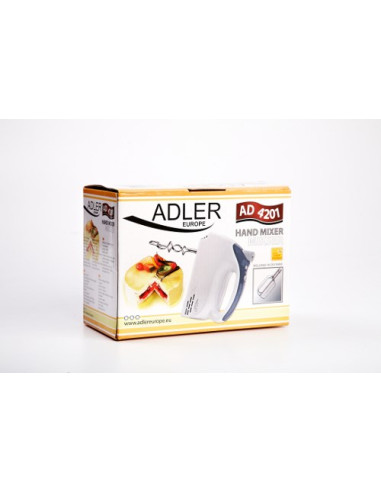 Adler Ad 4201 G Mikser Ręczny Szary, Biały 300 W