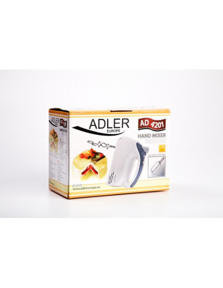 Adler Ad 4201 G Mikser Ręczny Szary, Biały 300 W