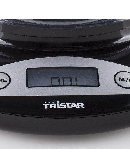 Tristar Kw-2430 Waga Kuchenna Czarny Okrągły Elektroniczna Waga Kuchenna