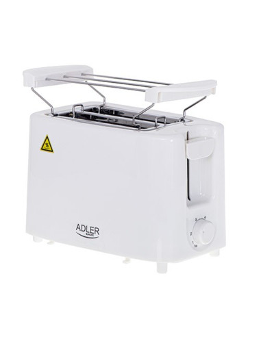 Adler Ad 3223 Toster 6 2 Kaw. 750 W Biały