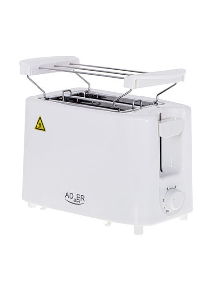 Adler Ad 3223 Toster 6 2 Kaw. 750 W Biały