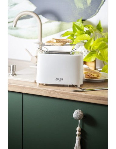 Adler Ad 3223 Toster 6 2 Kaw. 750 W Biały