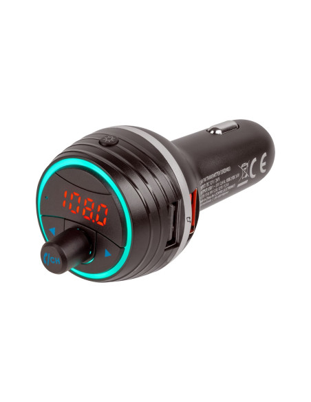 Transmiter Samochodowy Fm Z Funkcą Bluetooth I Dwoma Gniazdami Usb