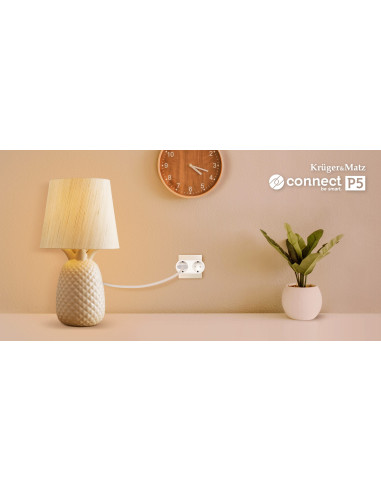 Gniazdo Podwójne Wifi Kruger&Matz Connect P5 Tuya