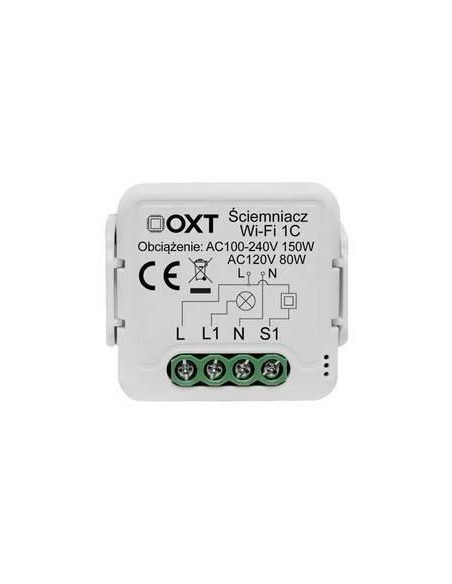 Moduł Oxt Mini Ściemniacz 1 Obwód Wifi Tuya
