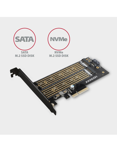 Axagon Pcem2-D Adapter Wewnętrzny M.2, Sata