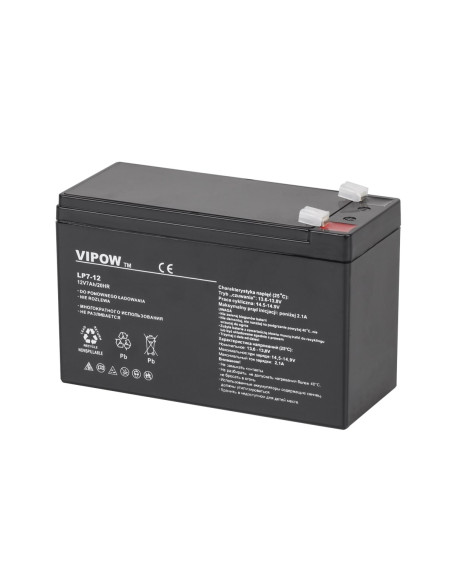 Akumulator Żelowy Vipow 12V 7.0Ah