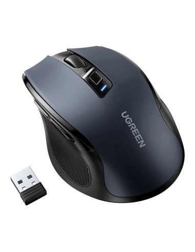 Mysz Optyczna Ugreen Mu006 Bezprzewodowa Usb 2.4Ghz / Bluetooth 5.0 4000 Dpi - Czarna