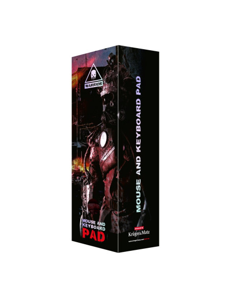 Kruger & Matz Warrior Led 790X300 Podkładka Pod Mysz I Klawiaturę Dla Graczy Czarny