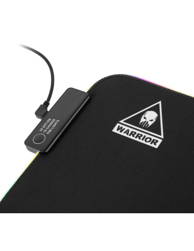 Kruger & Matz Warrior Led 790X300 Podkładka Pod Mysz I Klawiaturę Dla Graczy Czarny