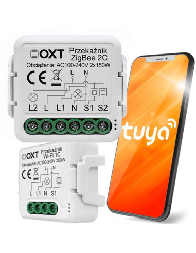 Moduł Oxt Mini 2 Obwody Zigbee Tuya