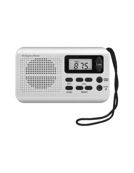Kruger & Matz Km0819 Radio Przenośne, Szaro-Czarne