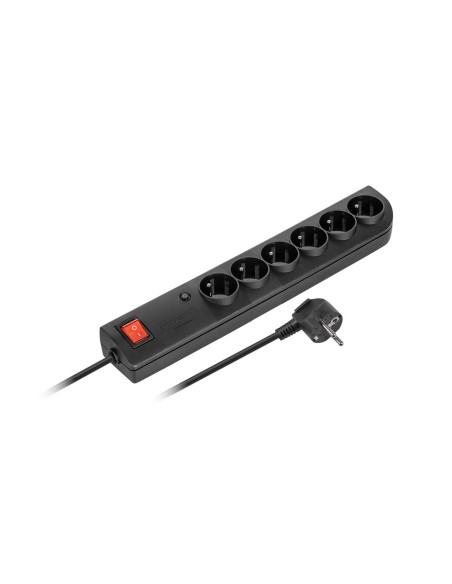 Listwa Przeciwprzepięciowa 6Xz/U 3M Czarna Psf4-603-2