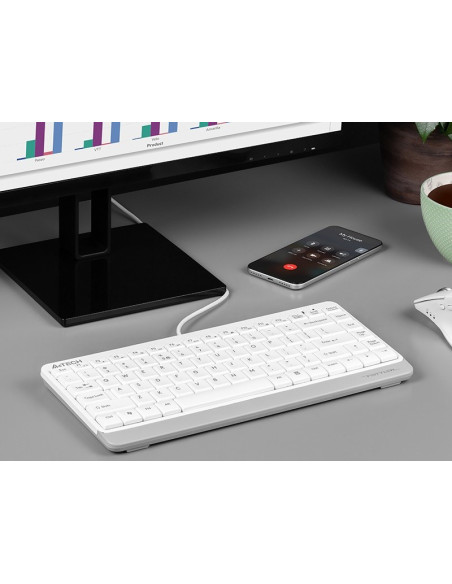 Klawiatura A4Tech Fstyler Fk11 Biały A4Tkla47119