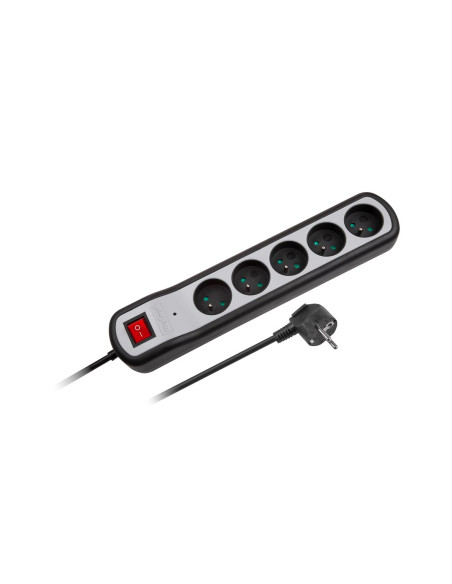 Listwa Zasilająca Rebel 5 Gniazd Z Przełącznikiem (3M, 3X1,5Mm)