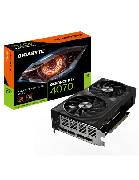 Gigabyte Geforce Rtx 4070 Windforce 2X Oc V2 12G Nvidia 12 Gb Gddr6