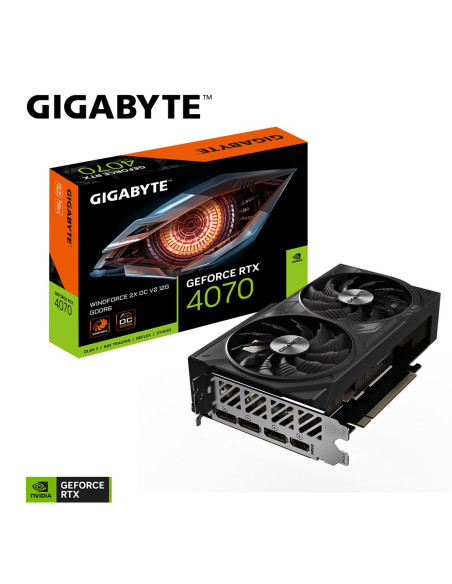 Gigabyte Geforce Rtx 4070 Windforce 2X Oc V2 12G Nvidia 12 Gb Gddr6