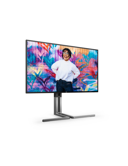Aoc U27U3Cv Monitor Komputerowy 68,6 Cm (27") 3840 X 2160 Px 4K Ultra Hd Lcd Czarny