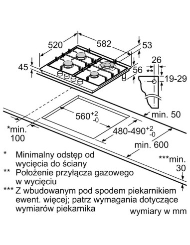 Płyta Gazowa Bosch Pch6A5I90