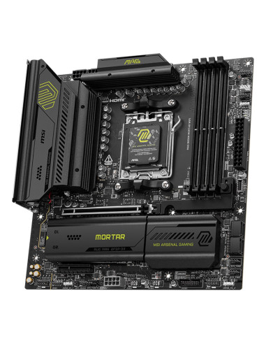 Msi Mag B850M Mortar Wifi Płyta Główna Amd B850 Gniazdo Am5 Micro Atx