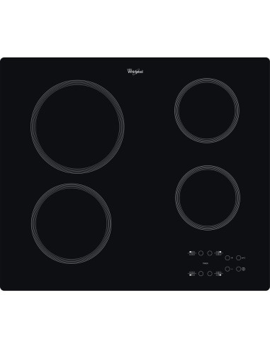 Whirlpool Akt 801/Ne Płyta Kuchenna Czarny Wbudowany 58 Cm Płyta Ceramiczna 4 Stref(Y)