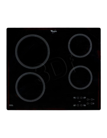 Whirlpool Akt 801/Ne Płyta Kuchenna Czarny Wbudowany 58 Cm Płyta Ceramiczna 4 Stref(Y)
