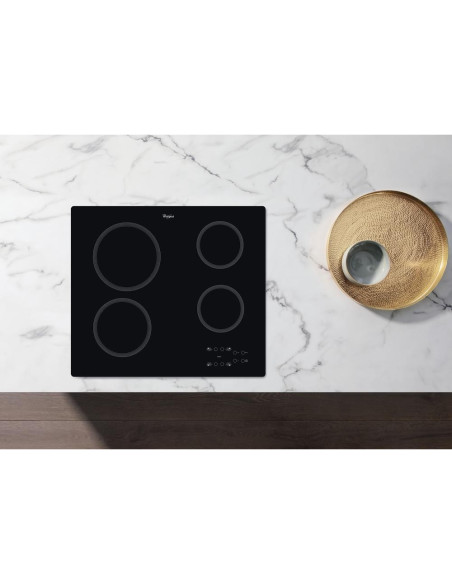 Whirlpool Akt 801/Ne Płyta Kuchenna Czarny Wbudowany 58 Cm Płyta Ceramiczna 4 Stref(Y)