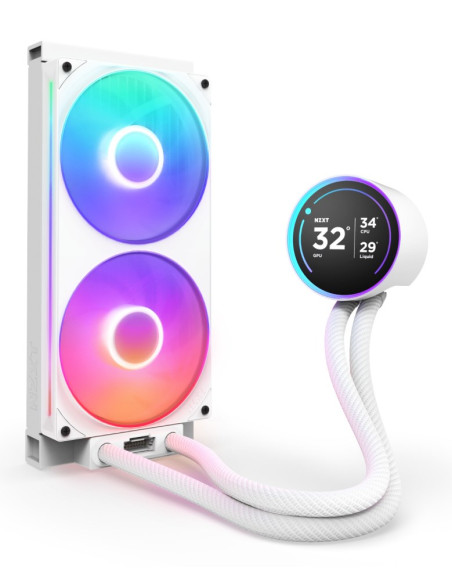 Chłodzenie Cieczą Nzxt Kraken Elite 280 Rgb White (2024) (Rl-Kr28E-W2)