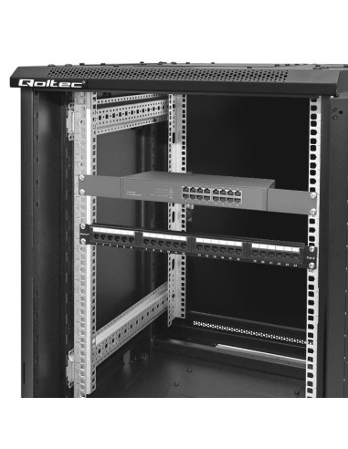 Qoltec Szafa Rack 19" | 15U | 600X855X600 | Hartowane Drzwi