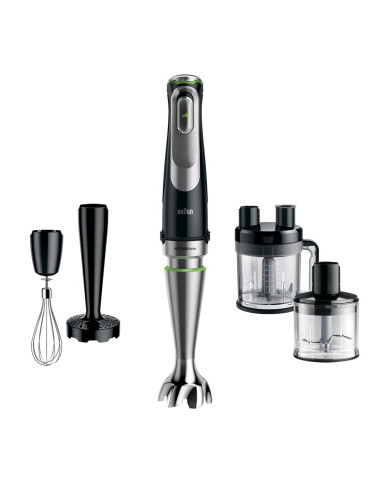 Blender Immersyjny Braun Multiquick 9 Mq 9195Xli 2 L 1200 W Czarny, Stal Nierdzewna