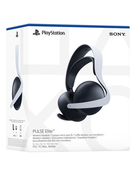 Sony Pulse Elite Zestaw Słuchawkowy Bezprzewodowy Opaska Na Głowę Gaming Bluetooth Czarny, Biały
