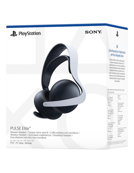 Sony Pulse Elite Zestaw Słuchawkowy Bezprzewodowy Opaska Na Głowę Gaming Bluetooth Czarny, Biały