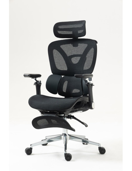 Ergonomiczny Fotel Biurowy Activejet Yk848 Czarny
