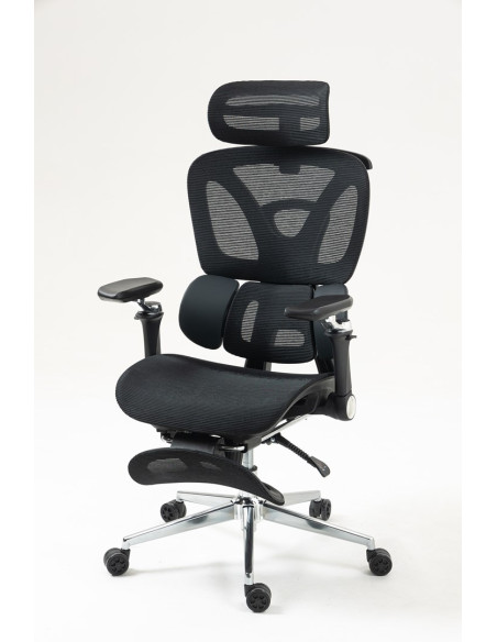 Ergonomiczny Fotel Biurowy Activejet Yk848 Czarny