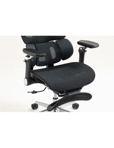 Ergonomiczny Fotel Biurowy Activejet Yk848 Czarny