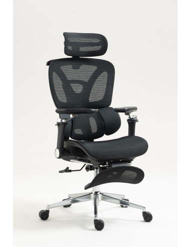 Ergonomiczny Fotel Biurowy Activejet Yk848 Czarny