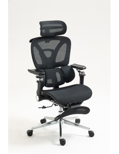 Ergonomiczny Fotel Biurowy Activejet Yk848 Czarny