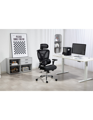 Ergonomiczny Fotel Biurowy Activejet Yk848 Czarny