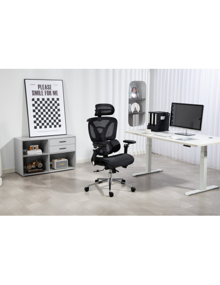 Ergonomiczny Fotel Biurowy Activejet Yk848 Czarny