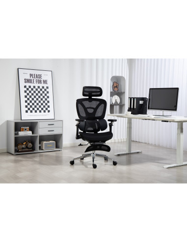 Ergonomiczny Fotel Biurowy Activejet Yk848 Czarny