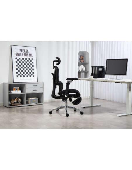Ergonomiczny Fotel Biurowy Activejet Yk848 Czarny