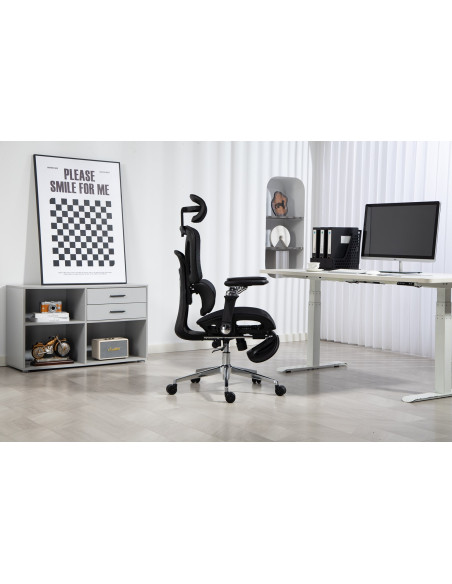 Ergonomiczny Fotel Biurowy Activejet Yk848 Czarny