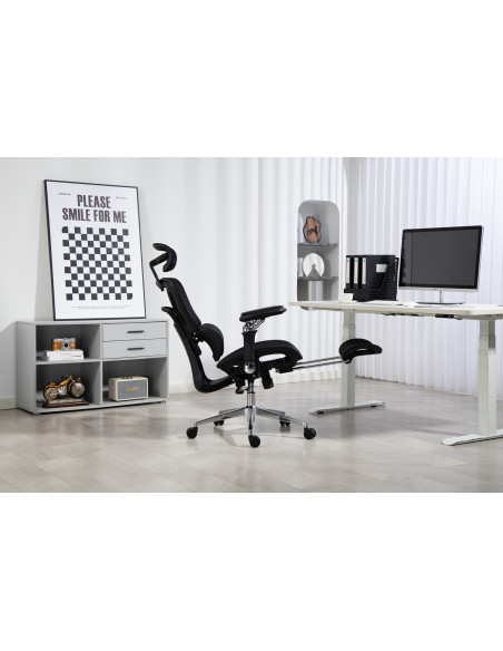 Ergonomiczny Fotel Biurowy Activejet Yk848 Czarny