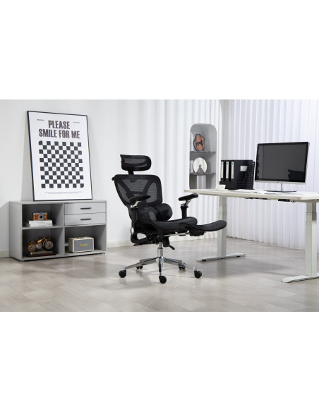 Ergonomiczny Fotel Biurowy Activejet Yk848 Czarny
