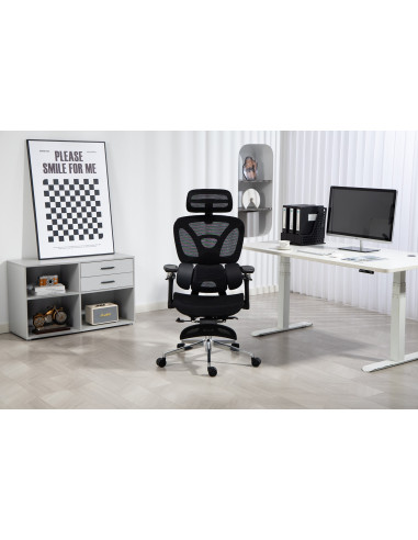 Ergonomiczny Fotel Biurowy Activejet Yk848 Czarny